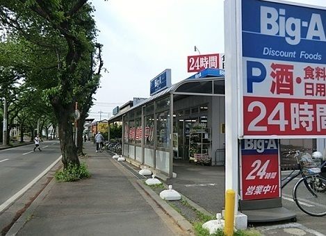 近くのビッグ・エー大井亀久保店まで700m(徒歩9分)