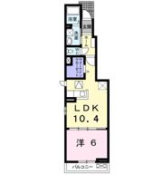 セカンドフルールKASHIMAの間取り画像