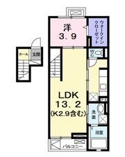 パレス アムールⅡの間取り画像