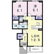 ヒルサイドスクエア西小田 Aの間取り画像