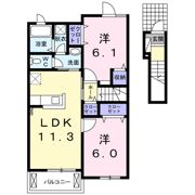 エクセルコ－ト宮崎の間取り画像