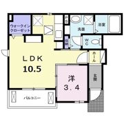 マウンテンブルー 平原の間取り画像