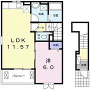 やすらぎの間取り画像