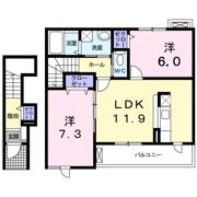 フェリス・サンの間取り画像