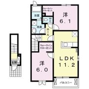 アルカンシエル Ⅱの間取り画像