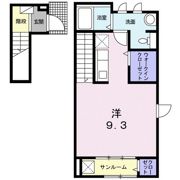 コンフォールつかさ Bの間取り画像