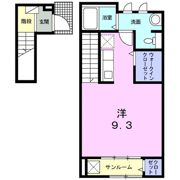 コンフォールつかさ Bの間取り画像