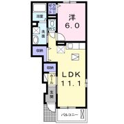 パルタージBの間取り画像