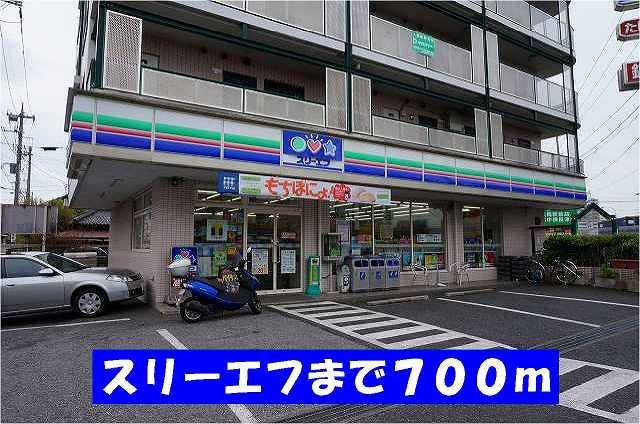 近くのスリーエフまで700m(徒歩9分)