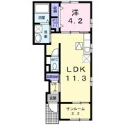 ラルーチェの間取り画像