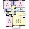 sunpark岩見沢の間取り画像