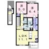 フレージュアルバ Bの間取り画像