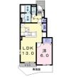 プラシード池田下町の間取り画像