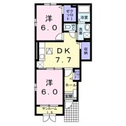 マシェリ Ⅰの間取り画像