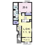 クレメントⅡの間取り画像
