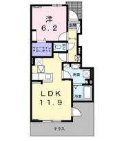 メゾンド ソレイユⅢの間取り画像