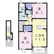 昇華Ⅱの間取り画像