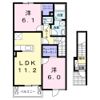 セリーヌ Bの間取り画像