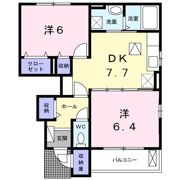 エムズ サニー ガーデンⅩⅢの間取り画像