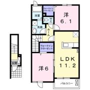 エムズ サニー ガーデンⅩⅡの間取り画像