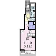 クラールwatanabeⅡの間取り画像