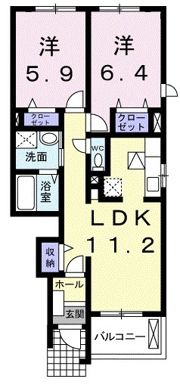 フレッシュ タウンの間取り画像