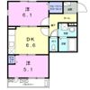 インプレス菅生Ⅱの間取り画像