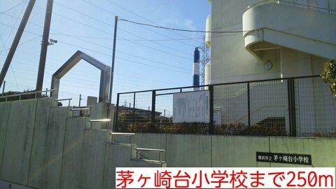 近くの茅ヶ崎台小学校まで250m（徒歩4分）