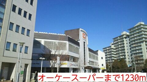 近くのオーケースーパーまで1,230m（徒歩16分）