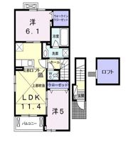 ドリームワークス 四番館の間取り画像
