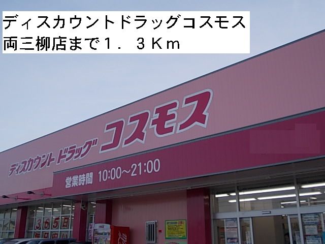 近くのドラッグストアまで1,300m（徒歩17分）