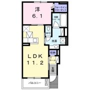 クレモンティーヌ Aの間取り画像