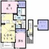 クレモンティーヌ Aの間取り画像