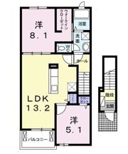 ラブリー・K Ⅲの間取り画像