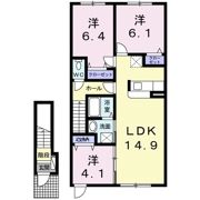 メゾンカムイの間取り画像