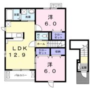 グランポルトの間取り画像