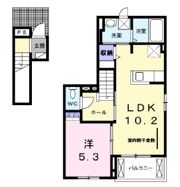 フェレーネK・Ⅱの間取り画像