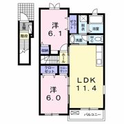 エンポリアム行橋 Ⅰの間取り画像