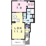 イーグルスⅠの間取り画像