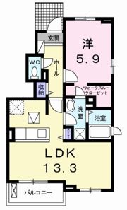 シャンティの間取り画像