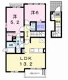 ラクレールの間取り画像