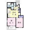 サンモールK・Ⅱの間取り画像