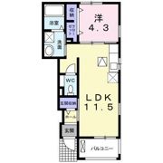 ルーエ Ⅱの間取り画像