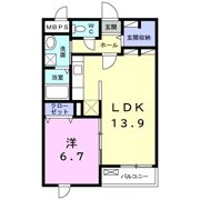 アンジュール登戸の間取り画像