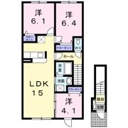 ベルメゾンFの間取り画像