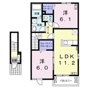 カルム メゾンの間取り画像