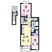 アンソレイユ北原Ⅱの間取り画像
