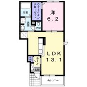 ル・シエルⅡの間取り画像