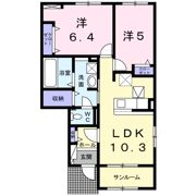 ベル ソレイユ Aの間取り画像