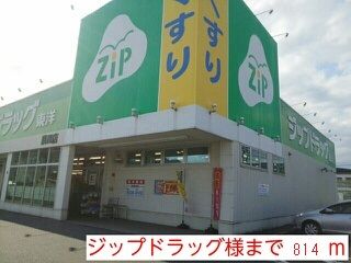 近くのジップドラッグ様まで814m(徒歩11分)